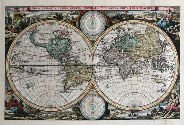 World map 1664