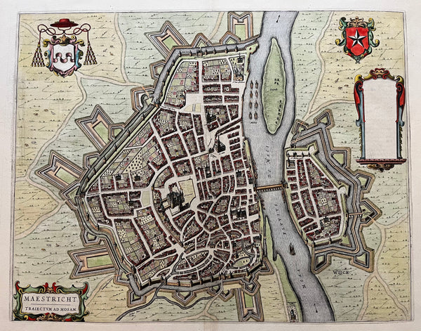 Map of Maastricht by Blaeu
